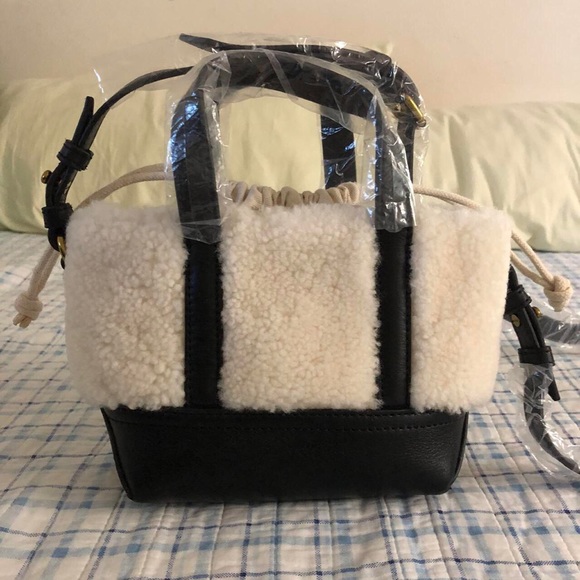 Mini shearling purse - Picture 2 of 7